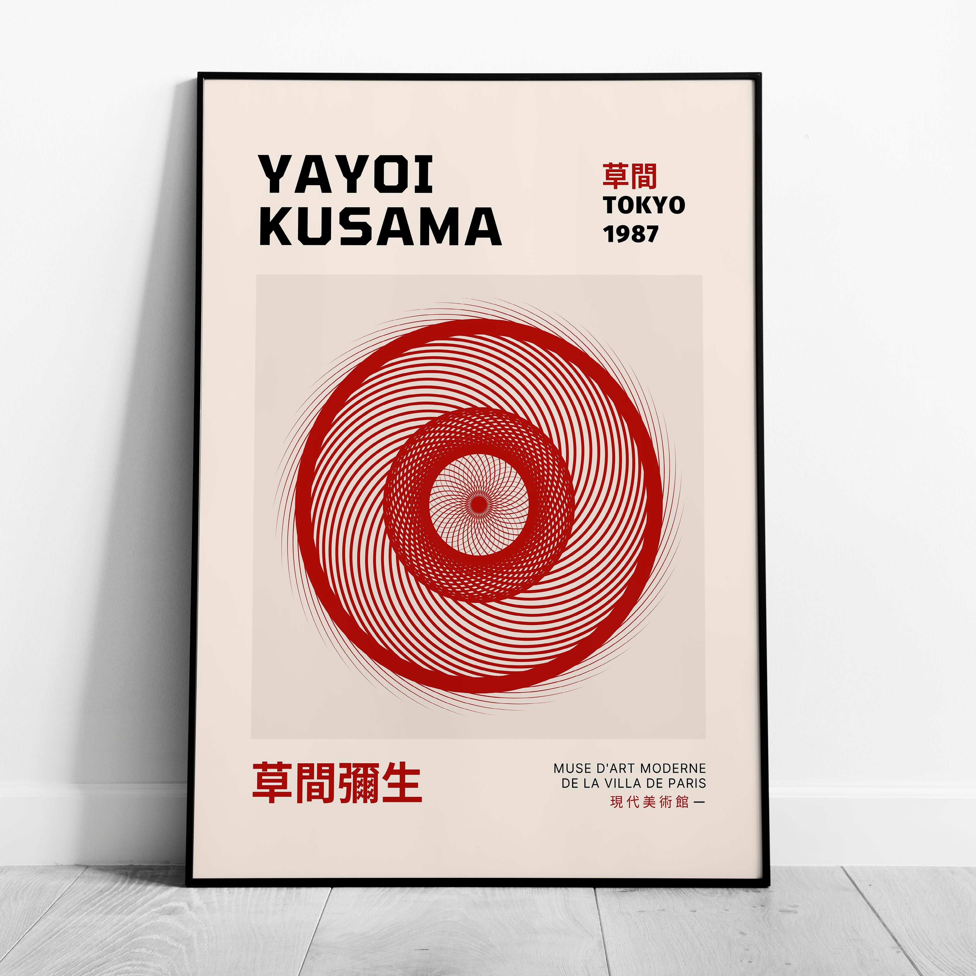 Tokyo 1987 - Yayoi Kusama - Rolled Poster Wall Art Print | House Prints