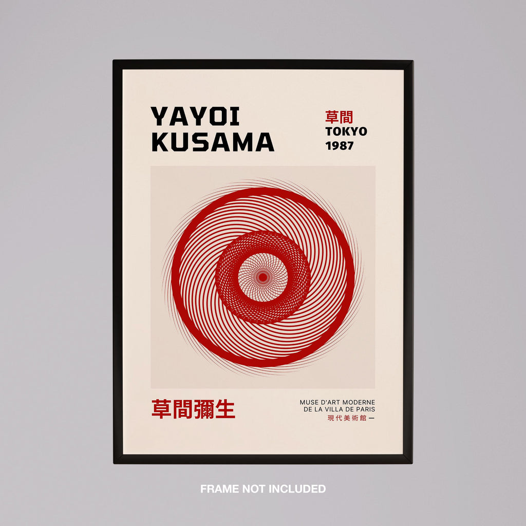 Tokyo 1987 - Yayoi Kusama - Rolled Poster Wall Art Print | House Prints