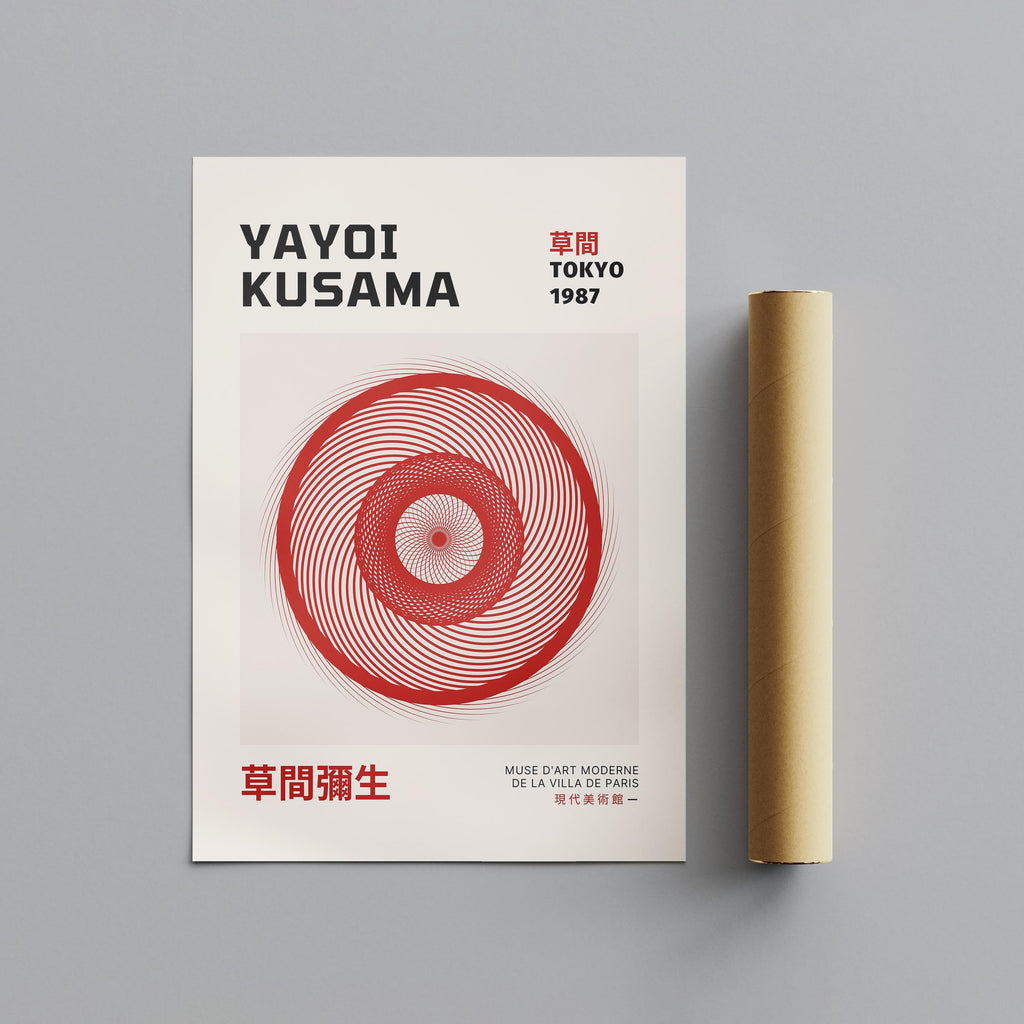 Tokyo 1987 - Yayoi Kusama - Rolled Poster Wall Art Print | House Prints