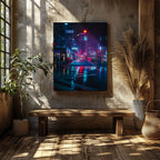 Tokyo Japan Neon City - Framed Canvas Wall Art Print | House Prints