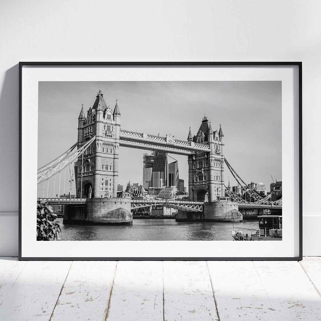 Tower Bridge London in Timeless Elegance - Rolled Poster Wall Art Print | House Prints