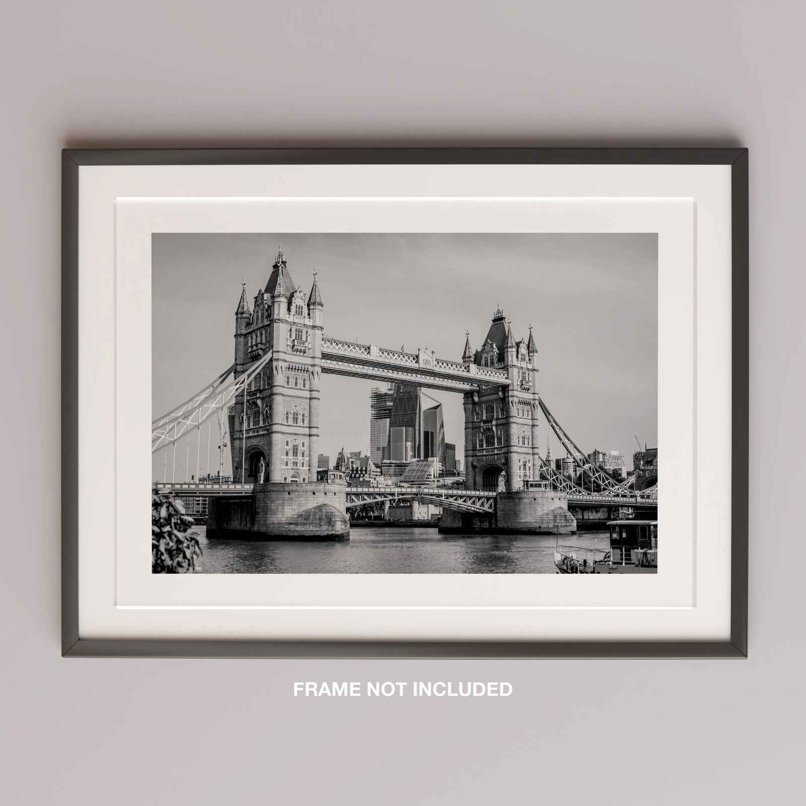 Tower Bridge London in Timeless Elegance - Rolled Poster Wall Art Print | House Prints