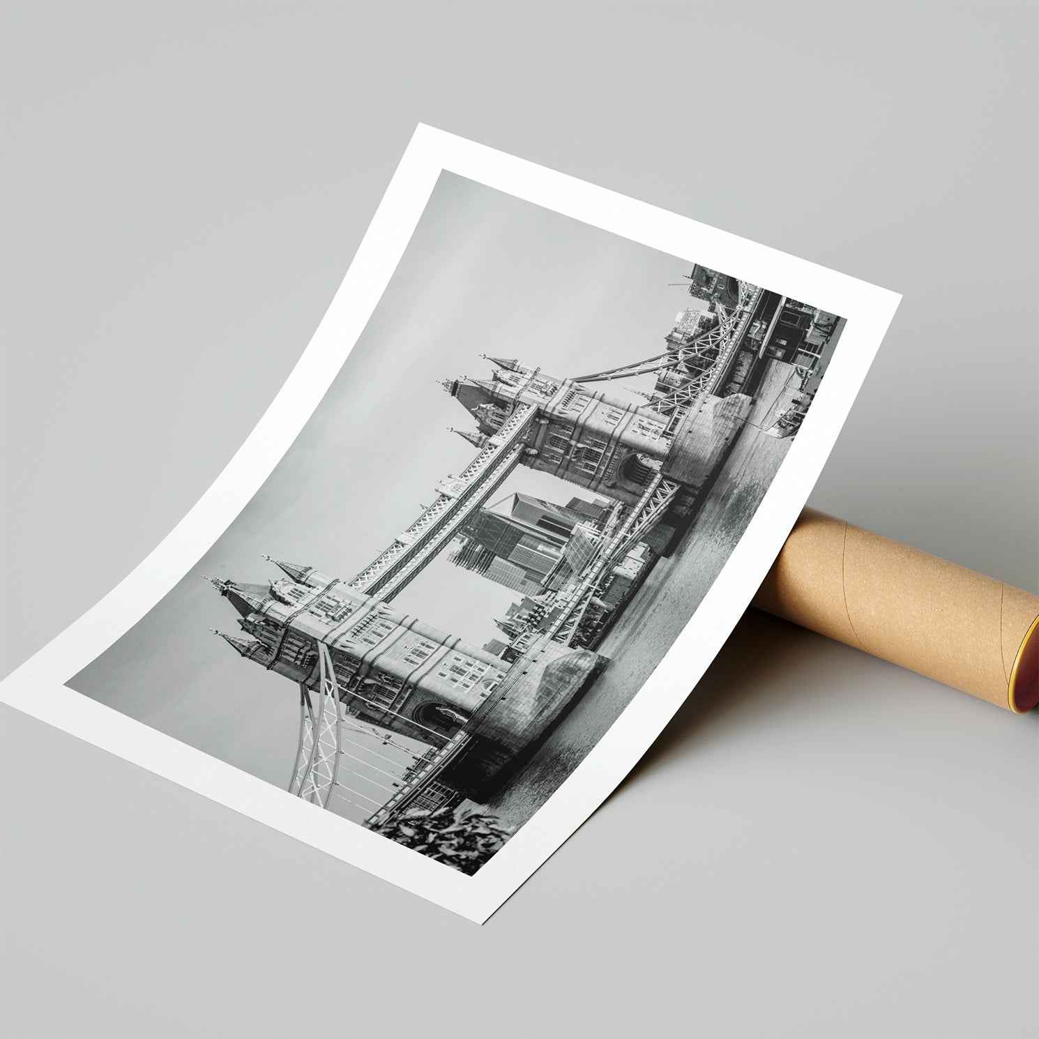 Tower Bridge London in Timeless Elegance - Rolled Poster Wall Art Print | House Prints