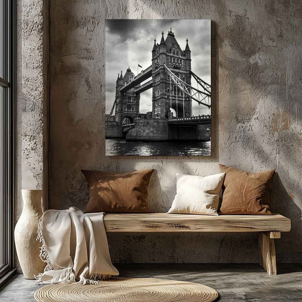 Tower Bridge in London - Framed Canvas Wall Art Print | House Prints