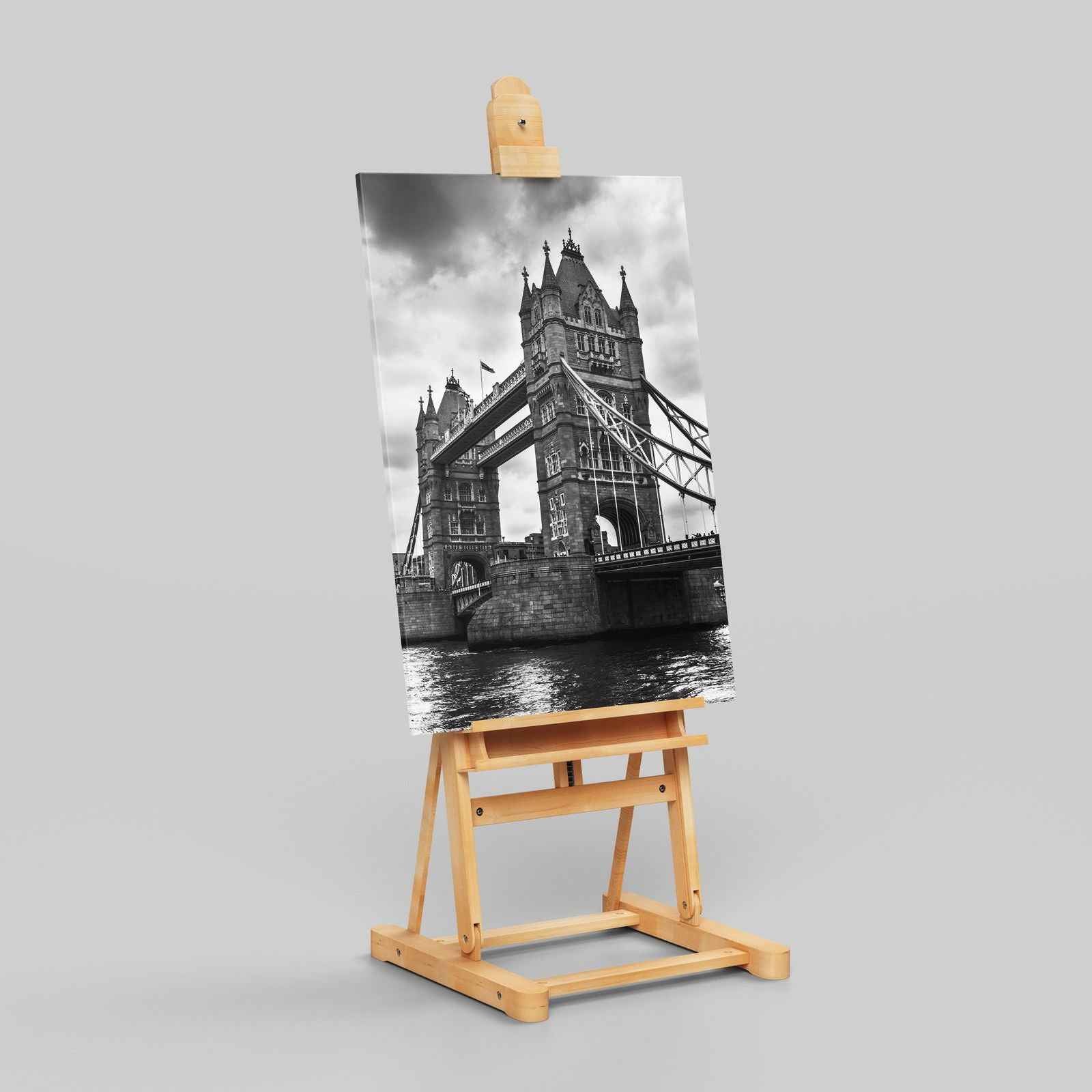 Tower Bridge in London - Framed Canvas Wall Art Print - House Prints