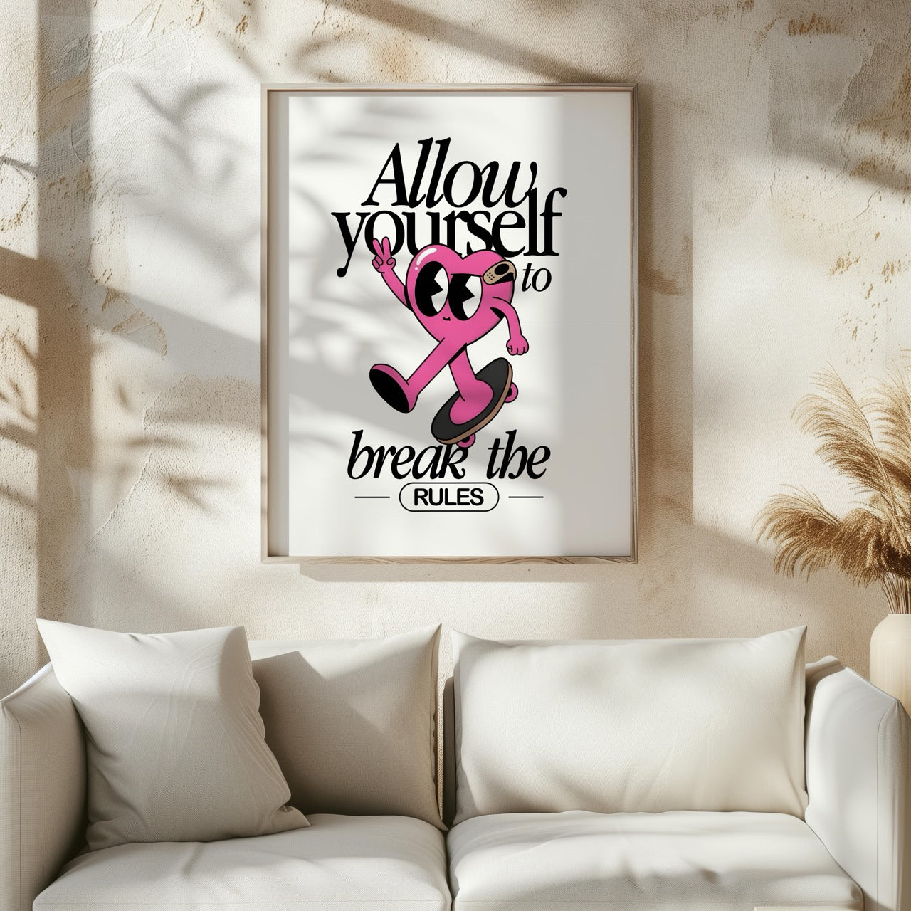 Break the Rules in Style - Rolled Poster Wall Art Print - House Prints