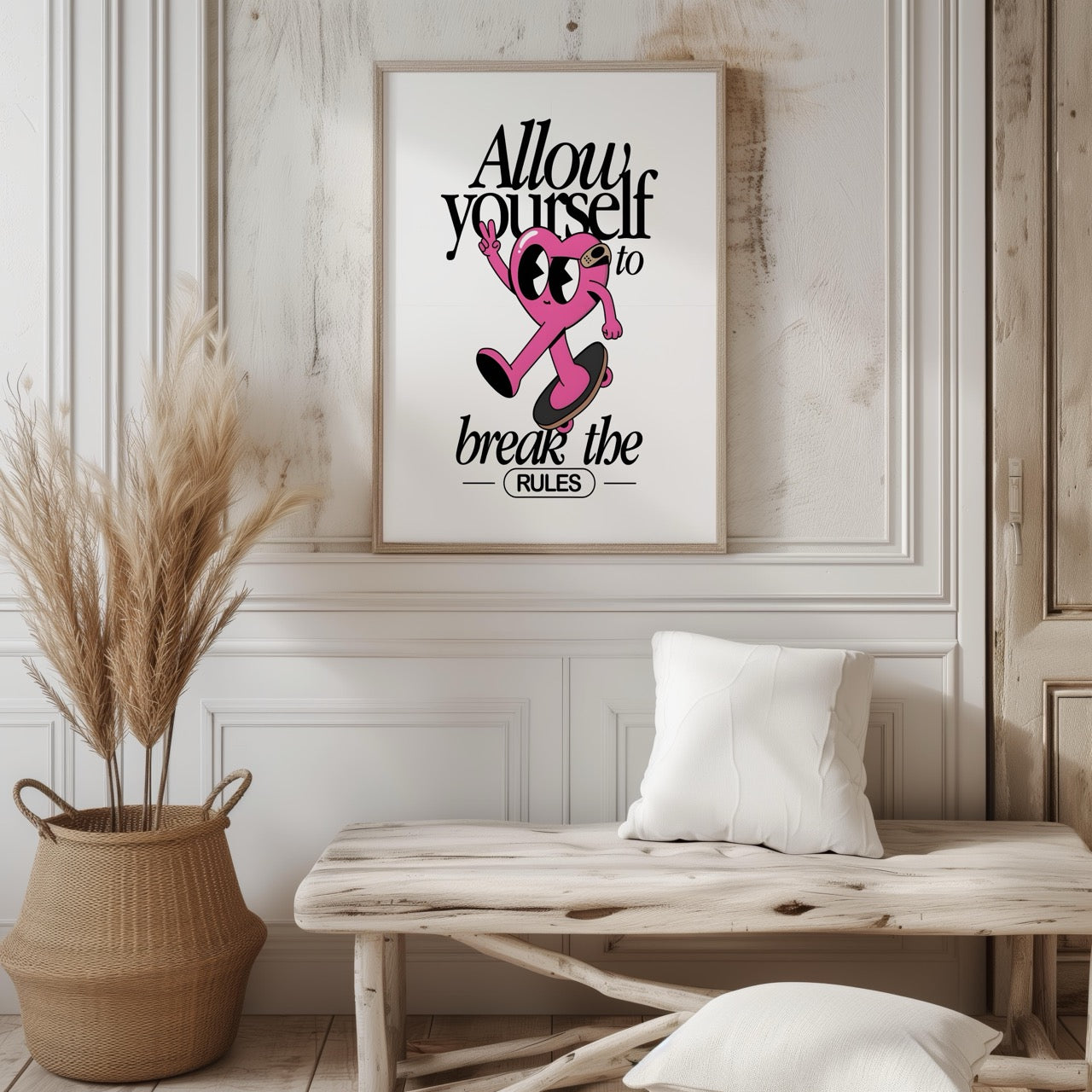 Break the Rules in Style - Rolled Poster Wall Art Print - House Prints