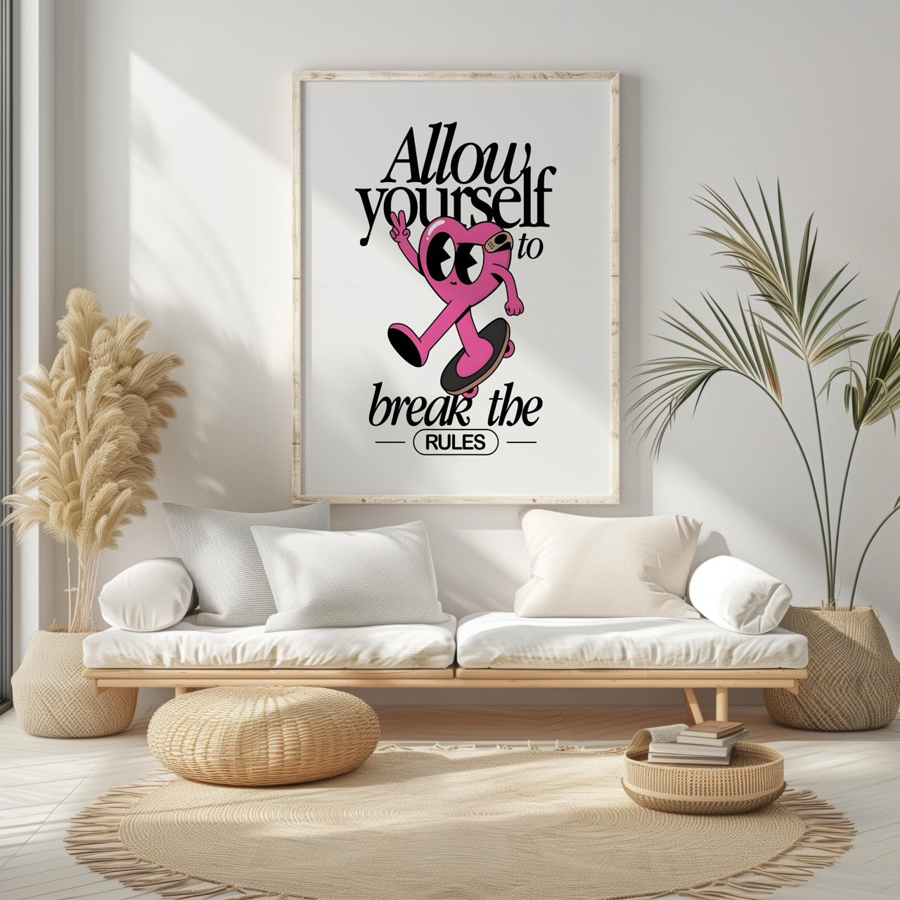 Break the Rules in Style - Rolled Poster Wall Art Print - House Prints
