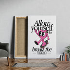 Break the Rules in Style - Framed Canvas Wall Art Print | House Prints