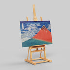 Red Fuji (Fine Wind, Clear Morning) - Katsushika Hokusai - Framed Canvas Wall Art Print | House Prints