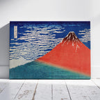 Red Fuji (Fine Wind, Clear Morning) - Katsushika Hokusai - Framed Canvas Wall Art Print | House Prints