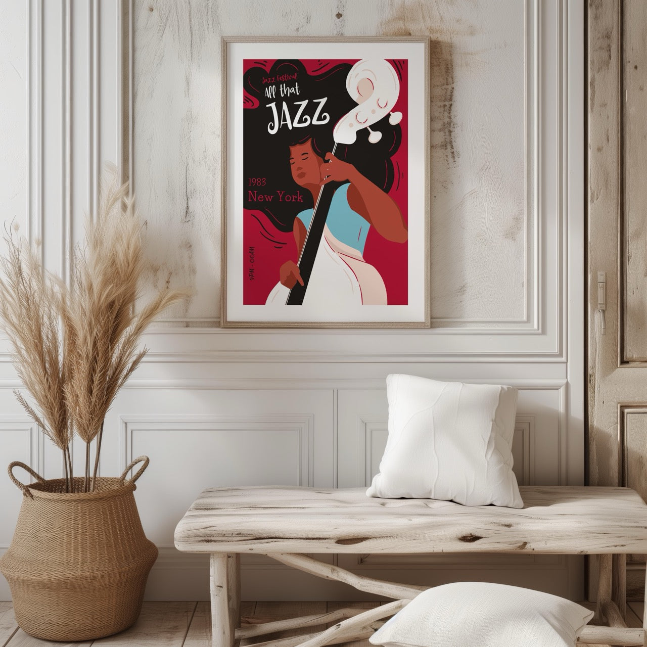 Vintage New York Jazz Festival 1983 - Rolled Poster Wall Art Print | House Prints