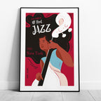 Vintage New York Jazz Festival 1983 - Rolled Poster Wall Art Print | House Prints