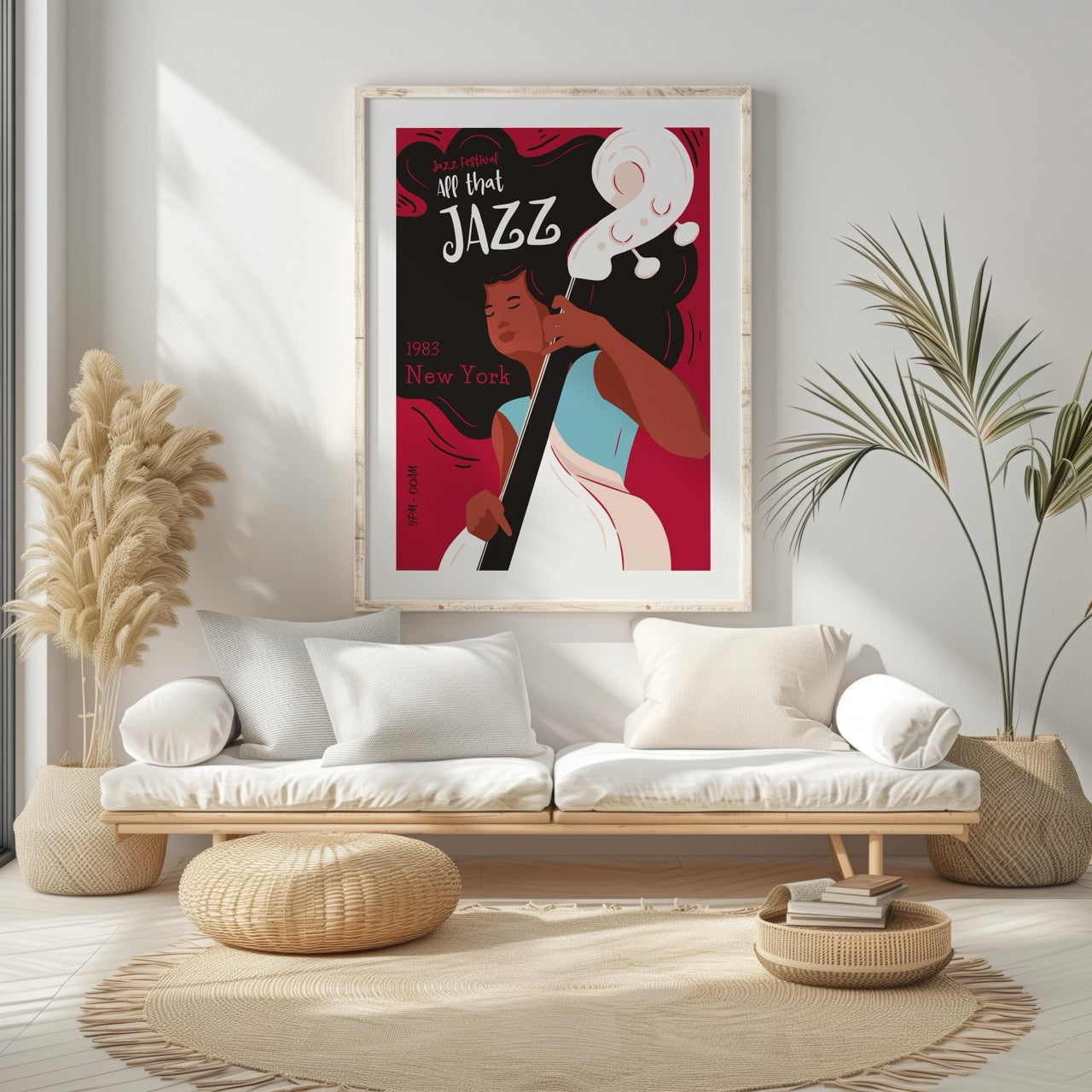 Vintage New York Jazz Festival 1983 - Rolled Poster Wall Art Print | House Prints