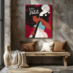Vintage New York Jazz Festival 1983 - Framed Canvas Wall Art Print | House Prints