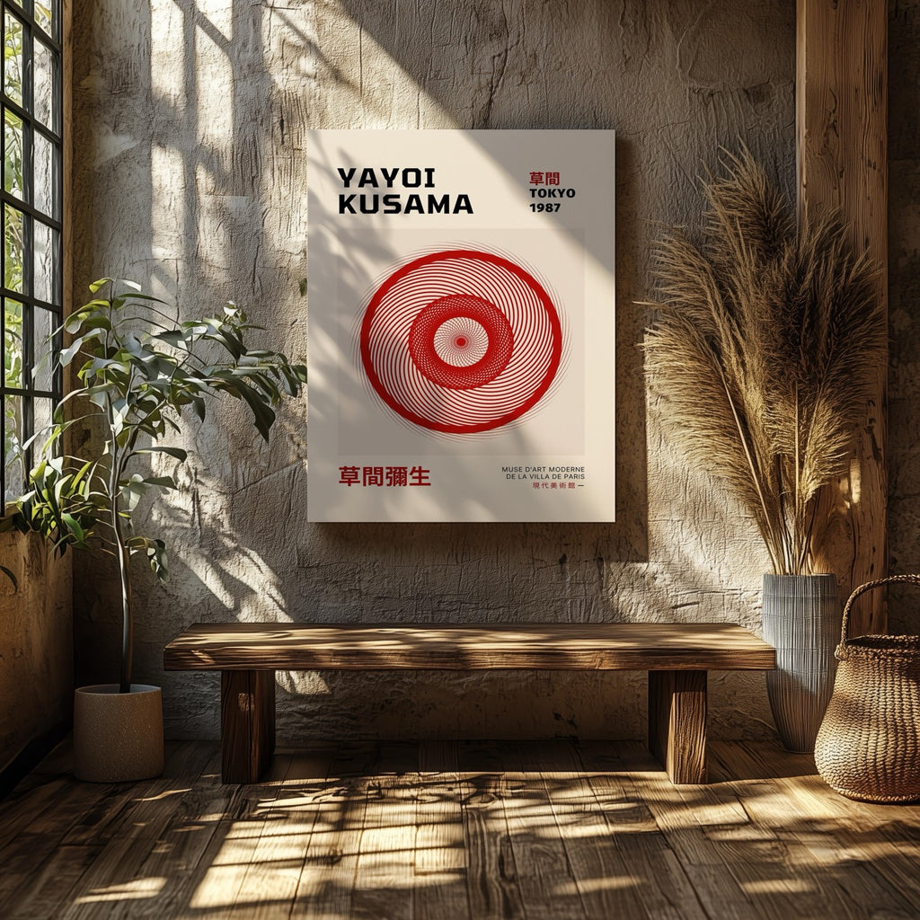 Tokyo 1987 - Yayoi Kusama - Framed Canvas Wall Art Print | House Prints