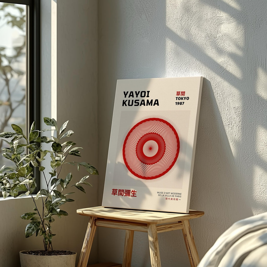 Tokyo 1987 - Yayoi Kusama - Framed Canvas Wall Art Print | House Prints
