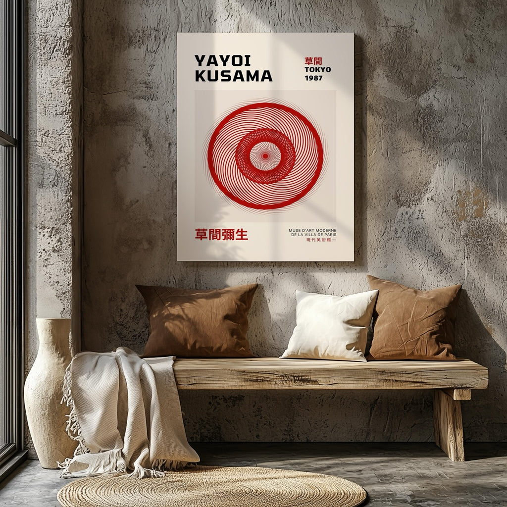 Tokyo 1987 - Yayoi Kusama - Framed Canvas Wall Art Print | House Prints