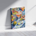 Tropical Sunshine Citrus Cocktail - Framed Canvas Wall Art Print | House Prints