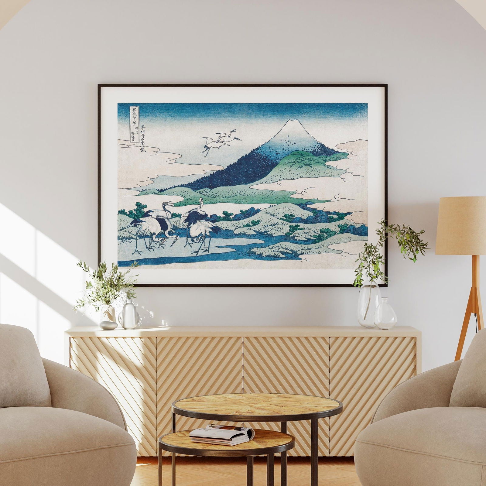 Umezawa Manor in Sagami Province - Katsushika Hokusai - Rolled Poster Wall Art Print | House Prints