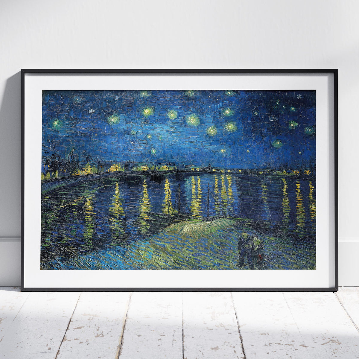 Starry Night Over the Rhône - Vincent van Gogh - Rolled Poster Wall Art Print | House Prints