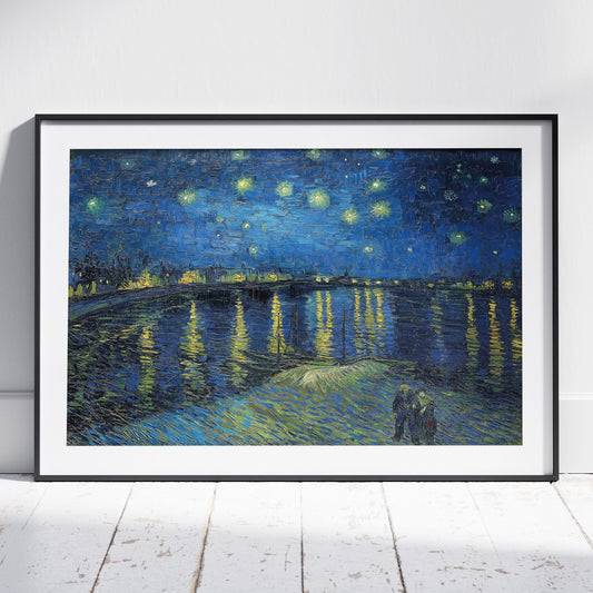 Starry Night Over the Rhône - Vincent van Gogh - Rolled Poster Wall Art Print - House Prints