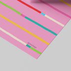 Vibe Stripe Hype 2 - Seta Zakian - Rolled Poster Wall Art Print | House Prints