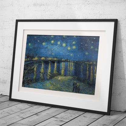 Starry Night Over the Rhône - Vincent van Gogh - Rolled Poster Wall Art Print - House Prints
