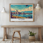 Victoria Harbour Canada World Travel - Rolled Poster Wall Art Print | House Prints