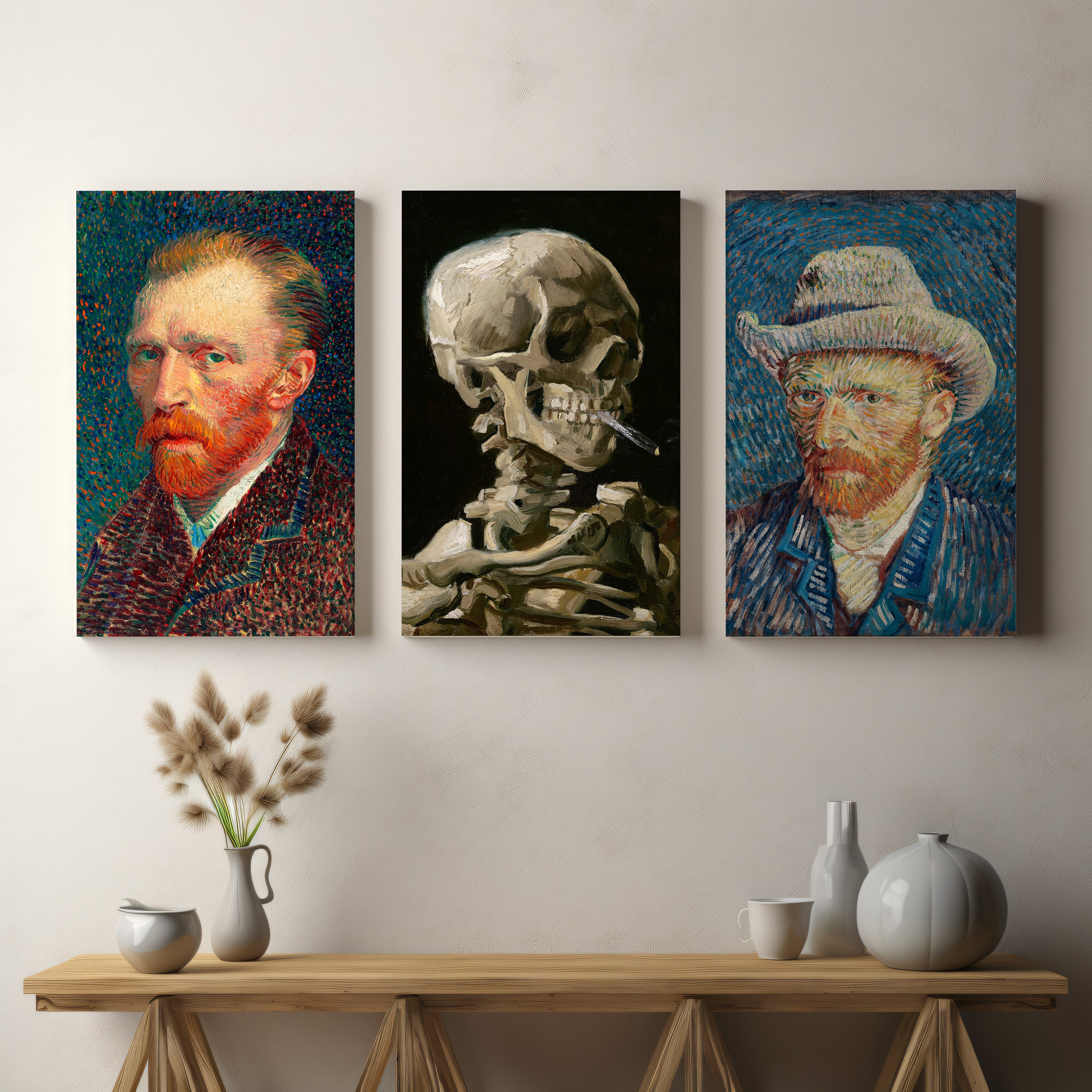 Vincent van Gogh - Framed Canvas Gallery Set