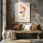 Vegan Is My Super Power Kitchen Food - Framed Canvas Wall Art Print | House Prints