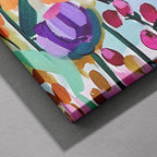 Vibrant Spring Floral Symphony - Framed Canvas Wall Art Print | House Prints