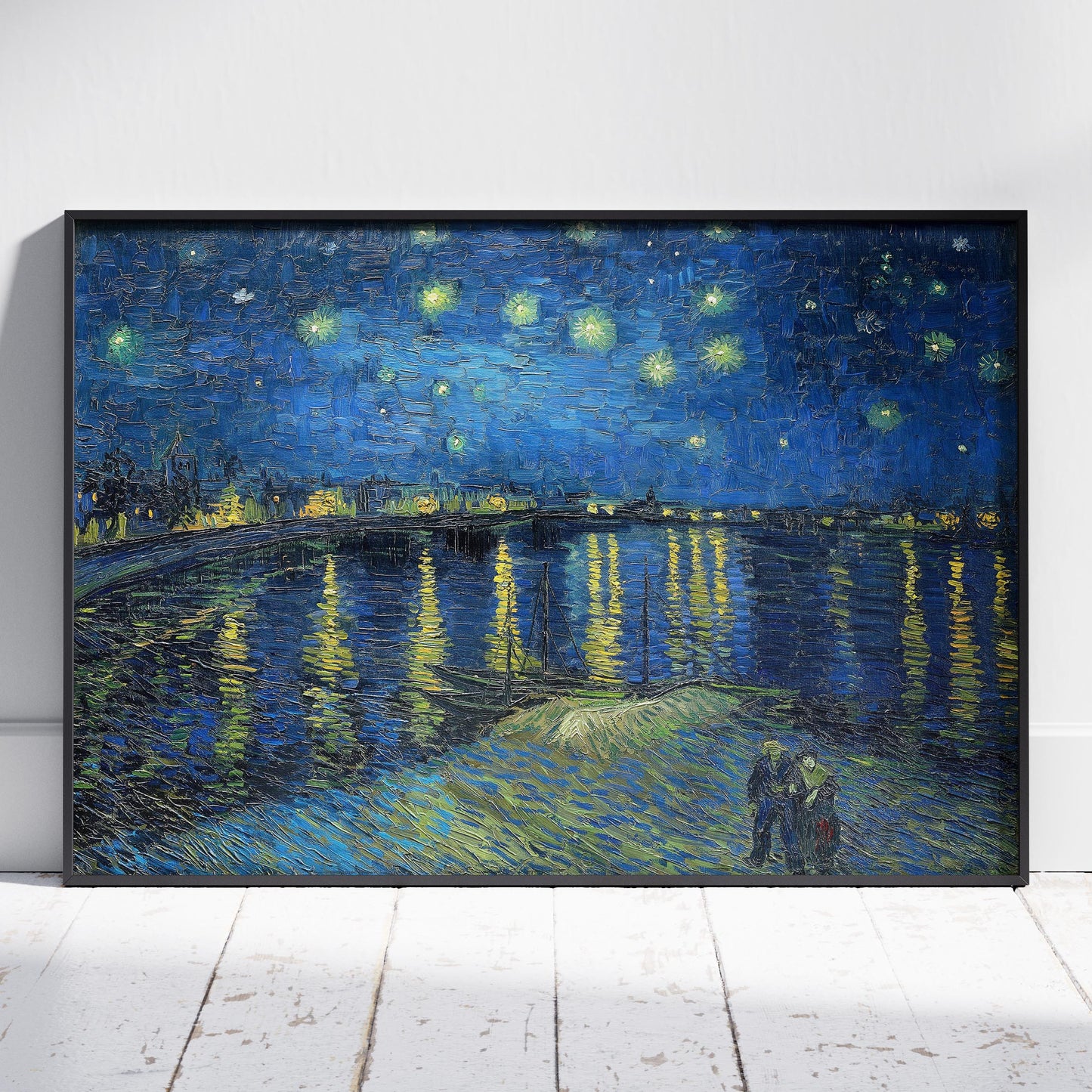 Starry Night Over the Rhône - Vincent van Gogh - Rolled Poster Wall Art Print - House Prints