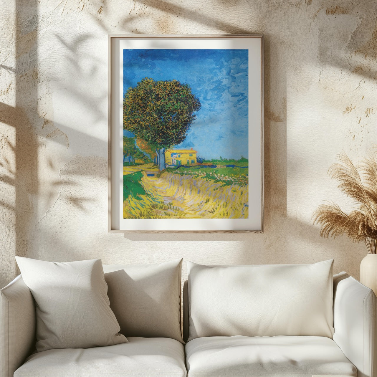 Avenue at Arles with Houses - Vincent van Gogh - Rolled Poster Wall Art Print - House Prints