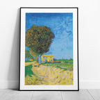 Avenue at Arles with Houses - Vincent van Gogh - Rolled Poster Wall Art Print | House Prints
