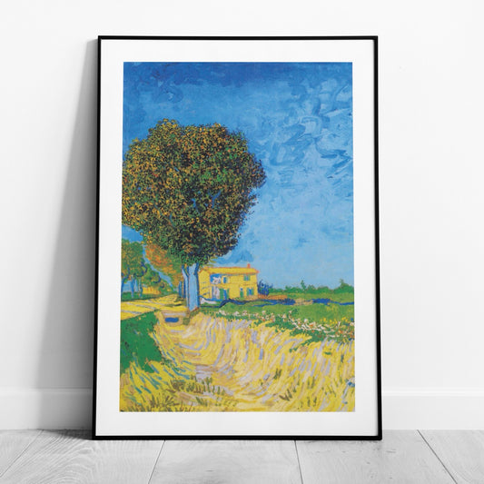 Avenue at Arles with Houses - Vincent van Gogh - Rolled Poster Wall Art Print - House Prints