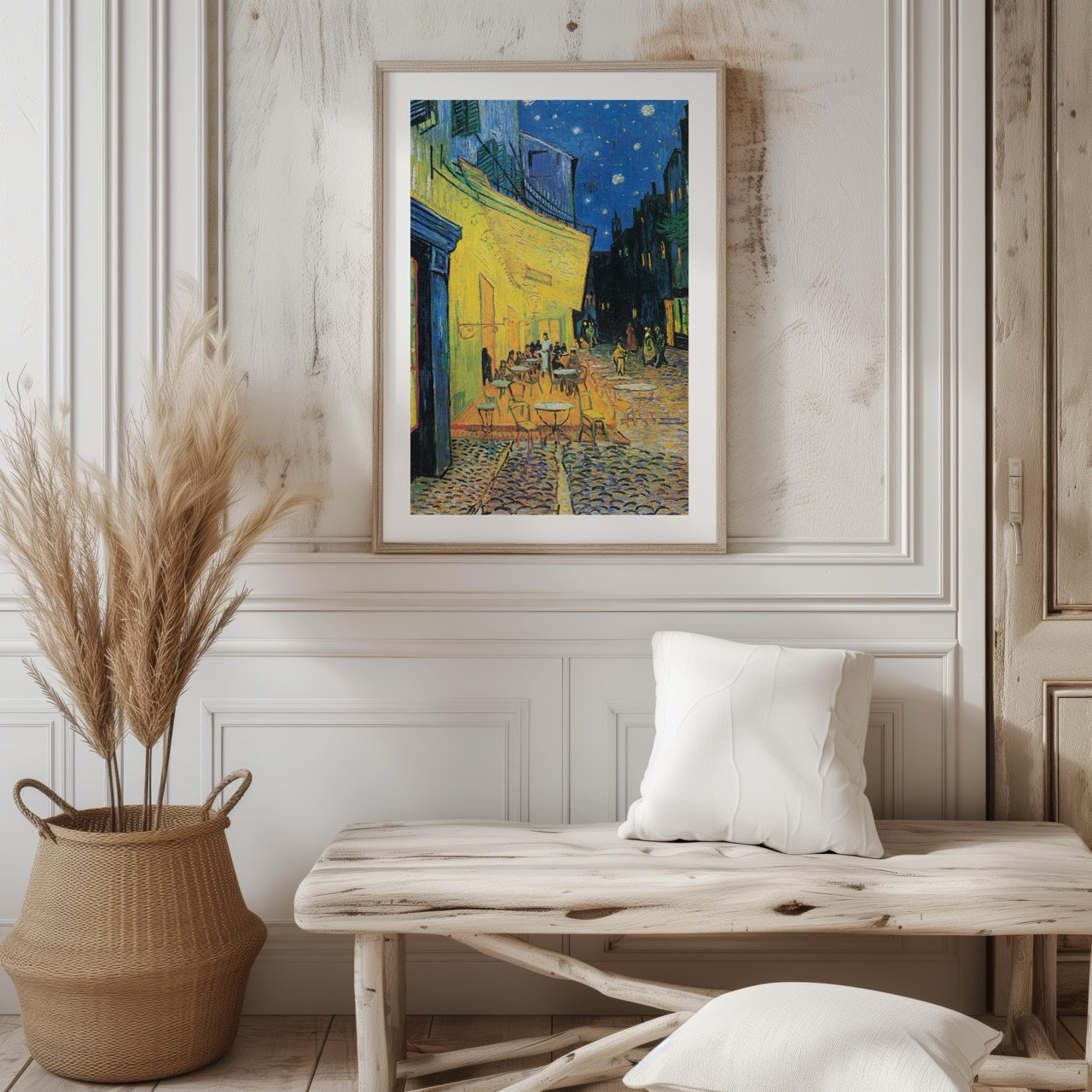 Cafe Terrace at Night - Vincent van Gogh - Rolled Poster Wall Art Print - House Prints