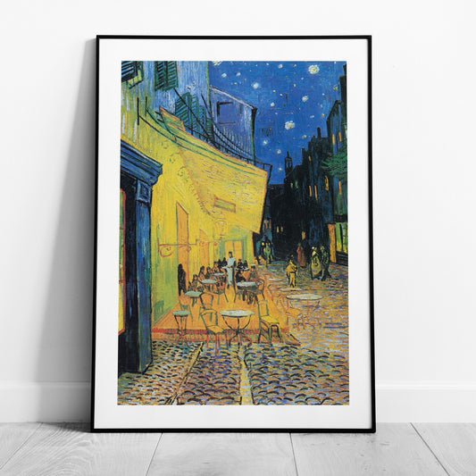 Cafe Terrace at Night - Vincent van Gogh - Rolled Poster Wall Art Print - House Prints