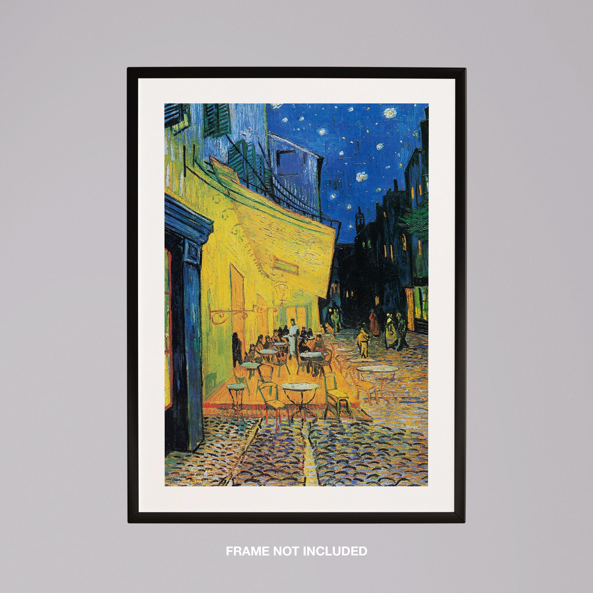 Cafe Terrace at Night - Vincent van Gogh - Rolled Poster Wall Art Print - House Prints