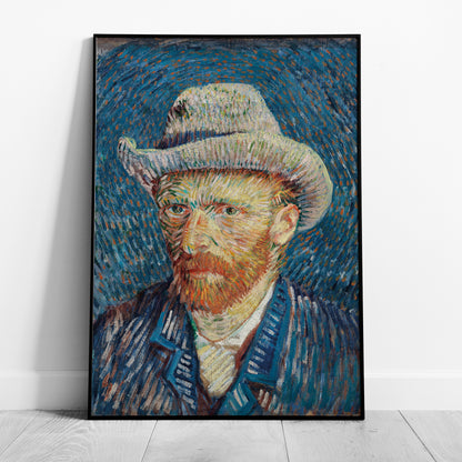 Self Portrait with Grey Felt Hat - Vincent van Gogh - Rolled Poster Wall Art Print - House Prints