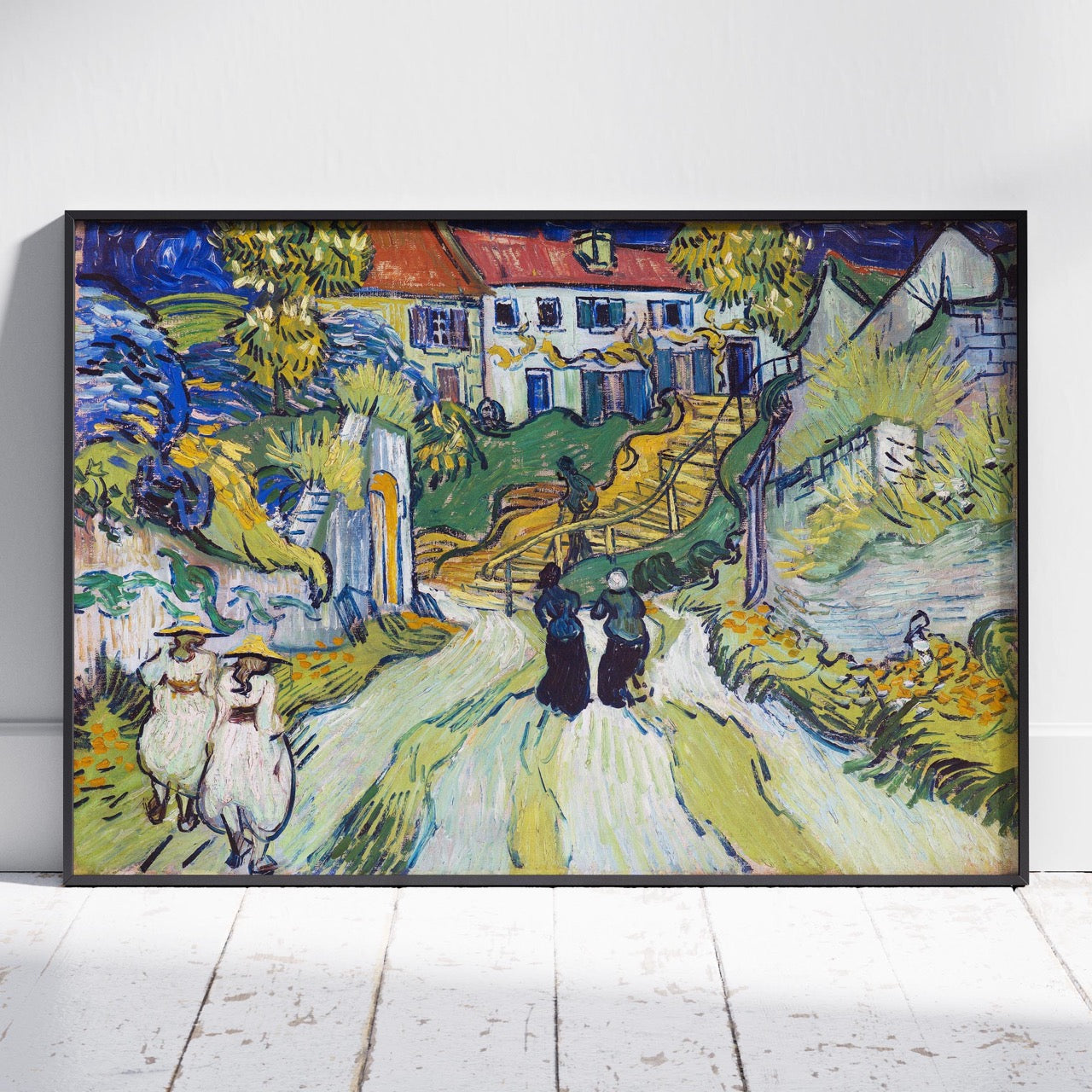Stairway at Auvers - Vincent van Gogh - Rolled Poster Wall Art Print - House Prints