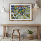Stairway at Auvers - Vincent van Gogh - Rolled Poster Wall Art Print | House Prints