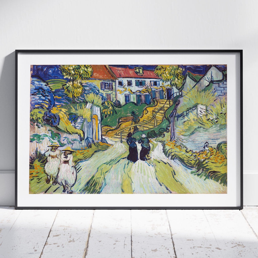 Stairway at Auvers - Vincent van Gogh - Rolled Poster Wall Art Print | House Prints
