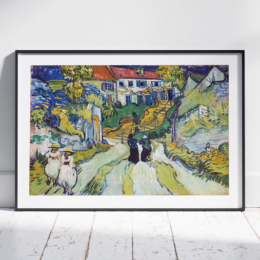 Stairway at Auvers - Vincent van Gogh - Rolled Poster Wall Art Print - House Prints