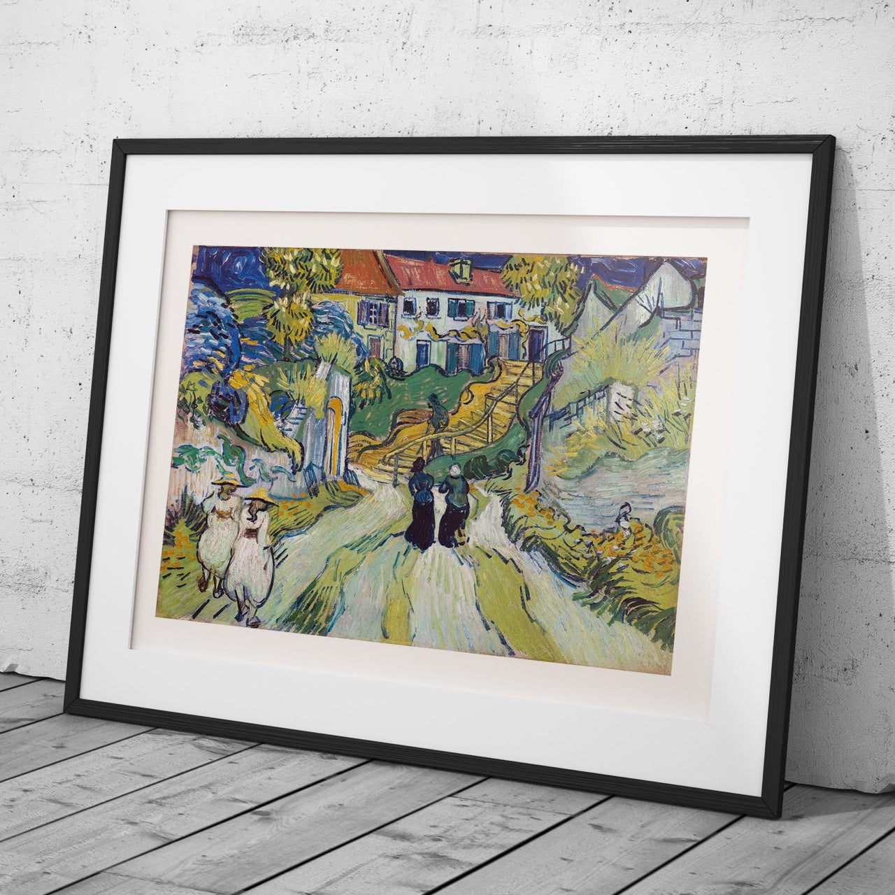 Stairway at Auvers - Vincent van Gogh - Rolled Poster Wall Art Print - House Prints