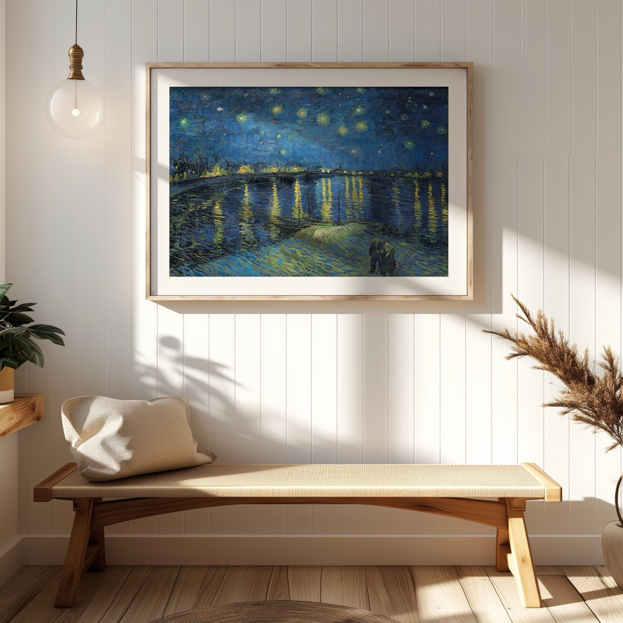 Starry Night Over the Rhône - Vincent van Gogh - Rolled Poster Wall Art Print | House Prints
