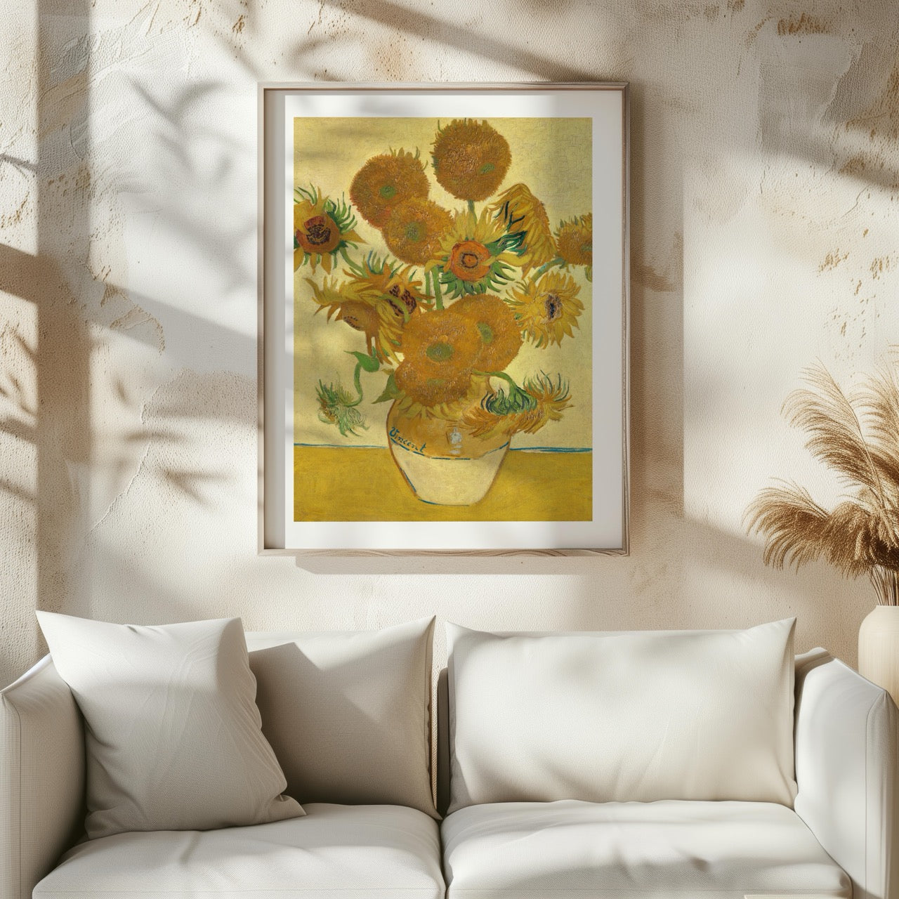 Sunflowers - Vincent van Gogh - Rolled Poster Wall Art Print - House Prints