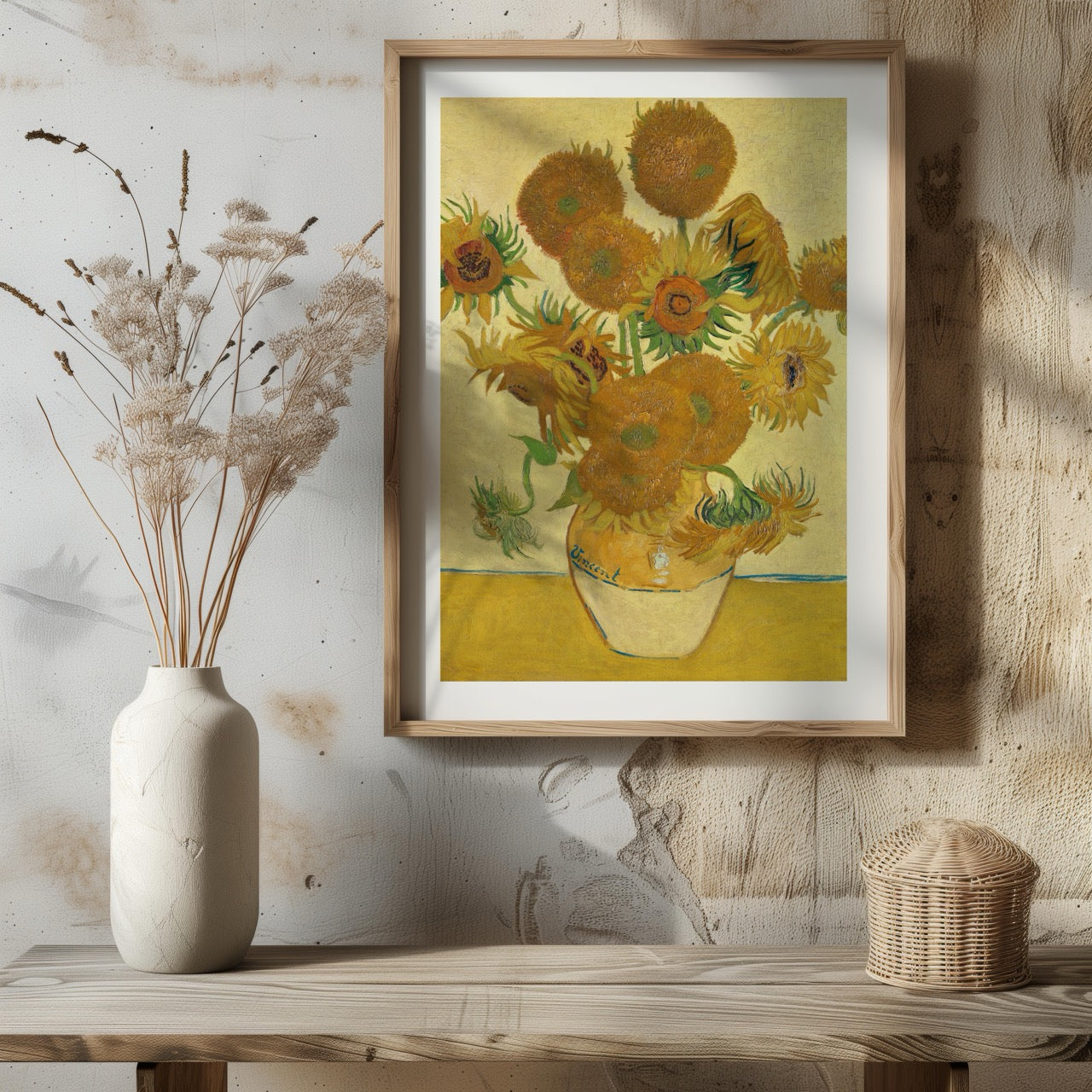 Sunflowers - Vincent van Gogh - Rolled Poster Wall Art Print - House Prints