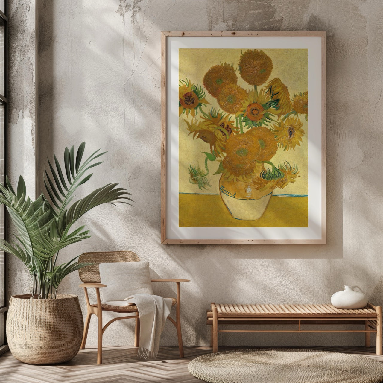 Sunflowers - Vincent van Gogh - Rolled Poster Wall Art Print - House Prints