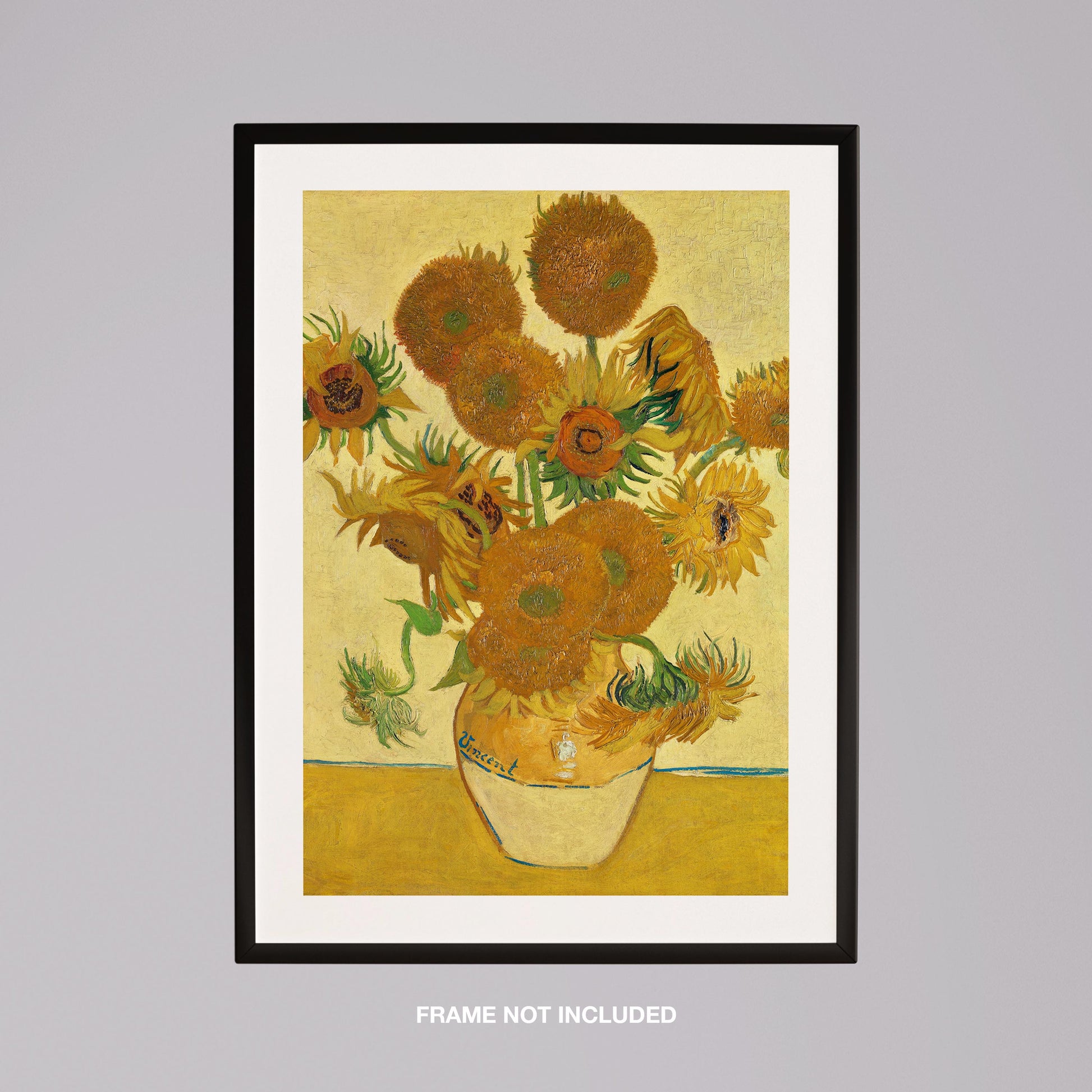 Sunflowers - Vincent van Gogh - Rolled Poster Wall Art Print - House Prints